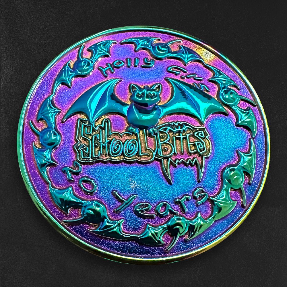 Custom 3D Challenge Coins, Sculpted Relief — close-up detail view