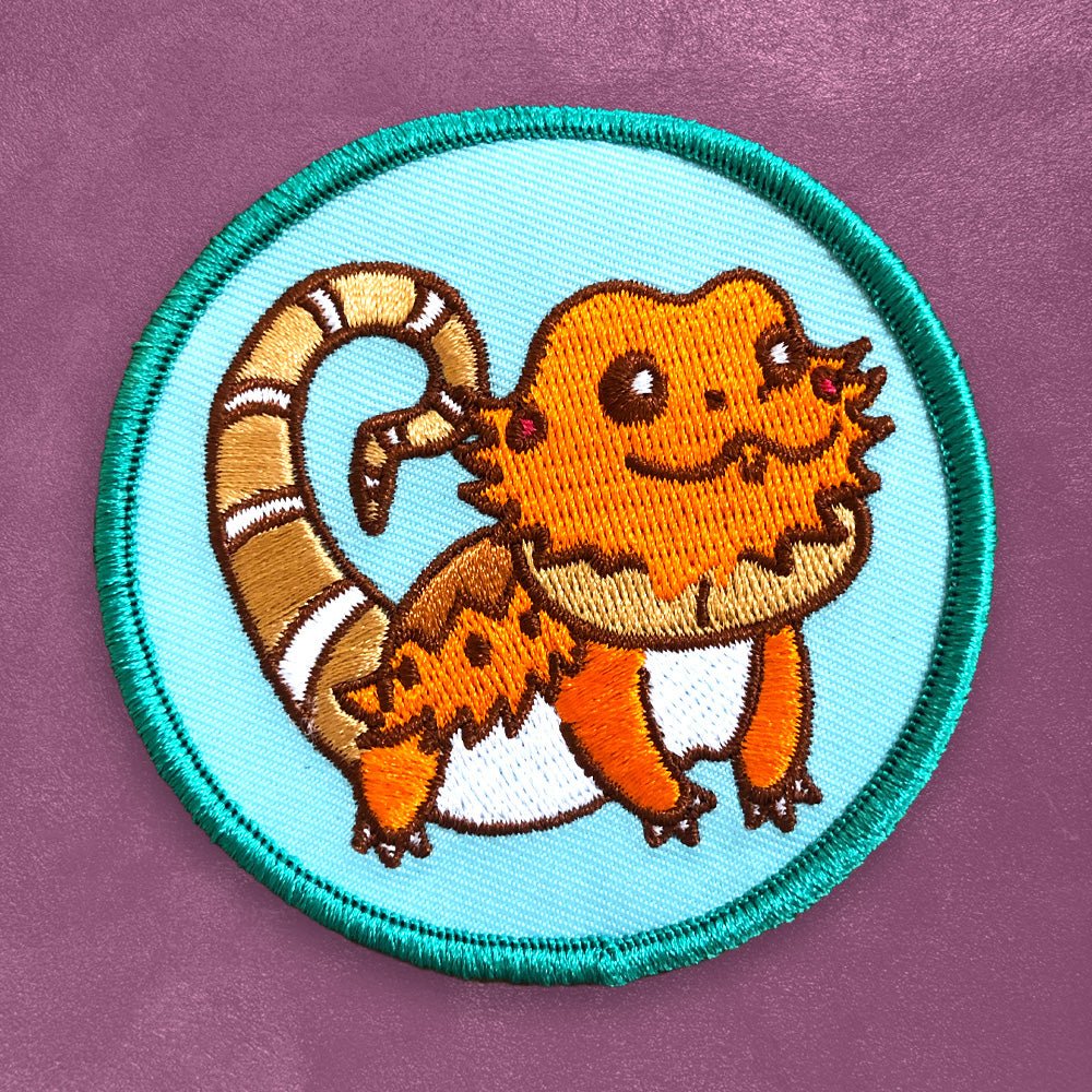 Custom 50% Embroidered Patches, Twill Background — finish and texture detail