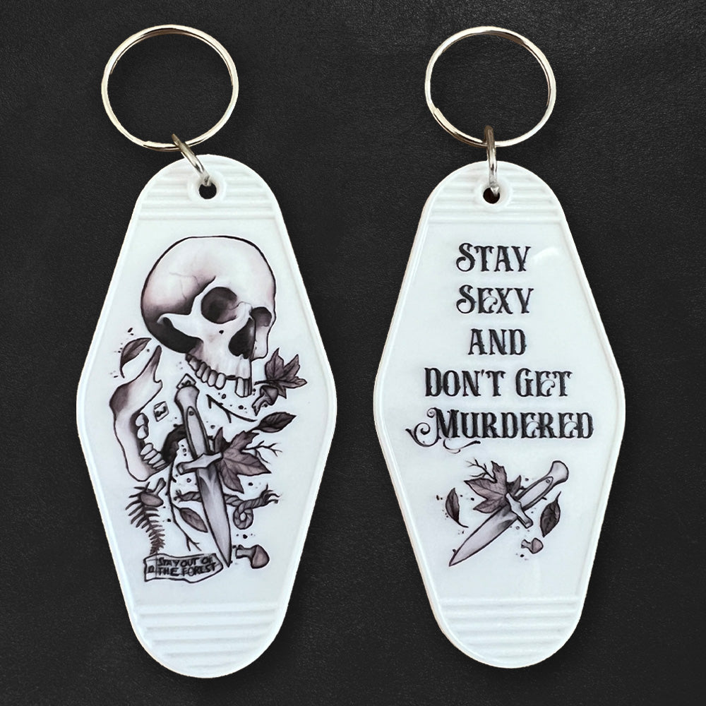Custom Motel Keychains, UV Printed Full Color — finish and texture detail
