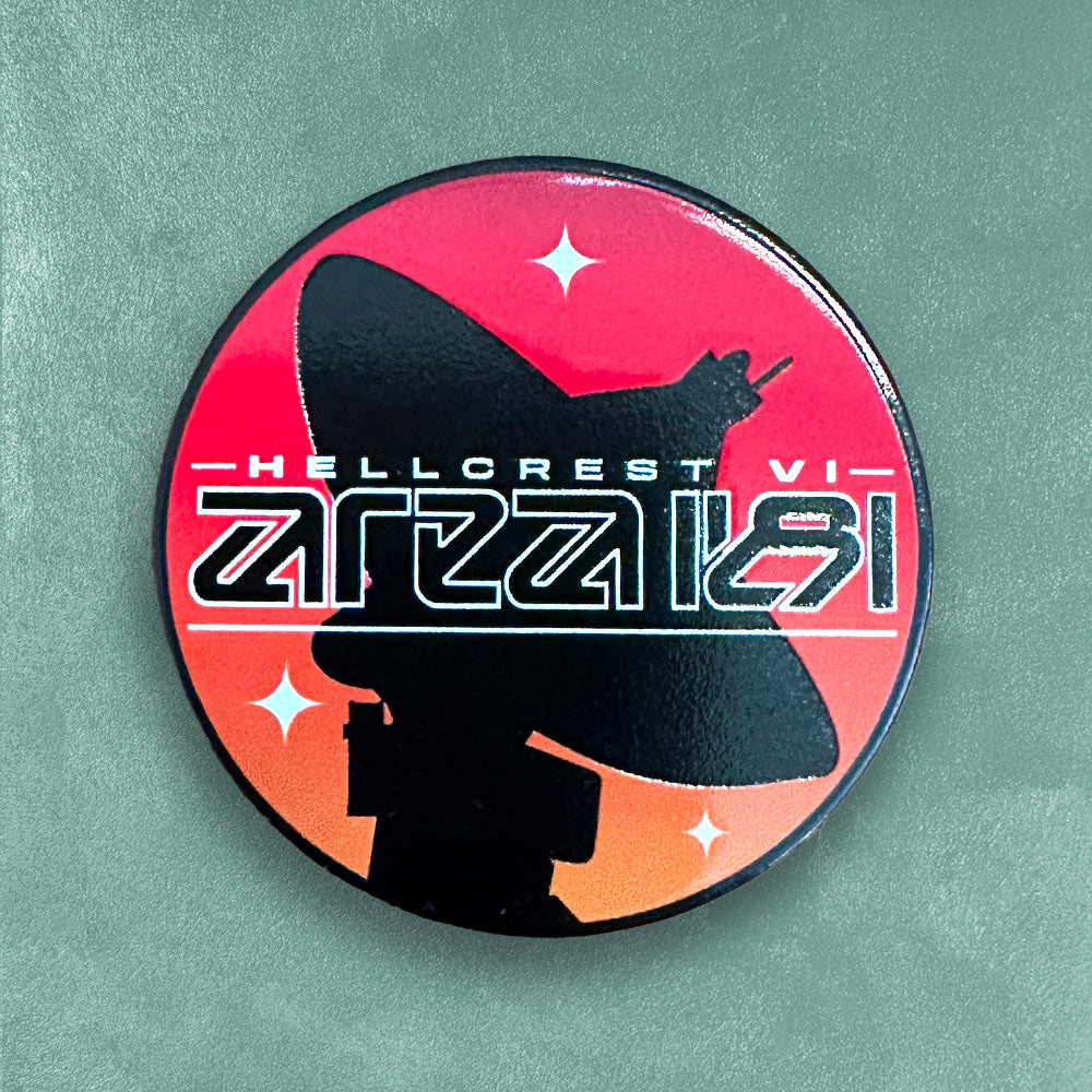 Custom UV Printed Pins, Full Color — full color print example
