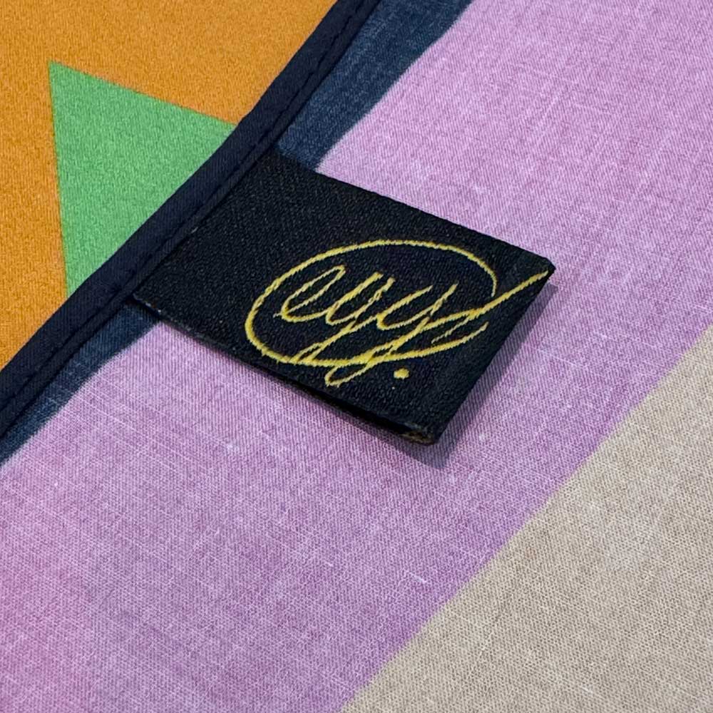 Custom 100% Cotton Bandana Woven Tag