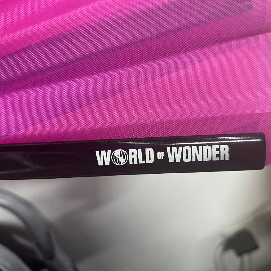Custom Clak Fan Handle Print, World of Wonder