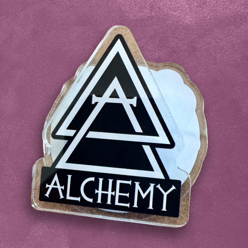 Custom Acrylic Binder Clips, Two-Sided Print — finish and texture detail