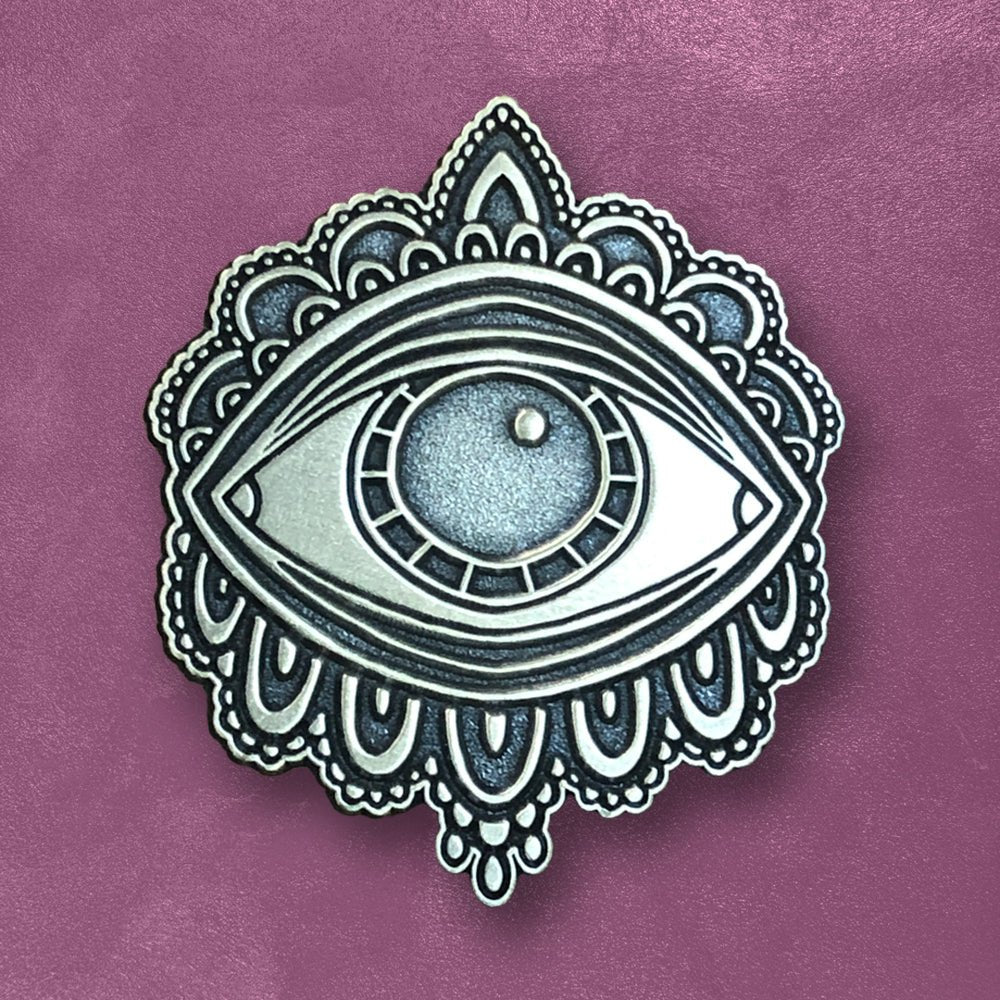 Custom Antique Sandblasted Pins, Vintage Finish — variant style example