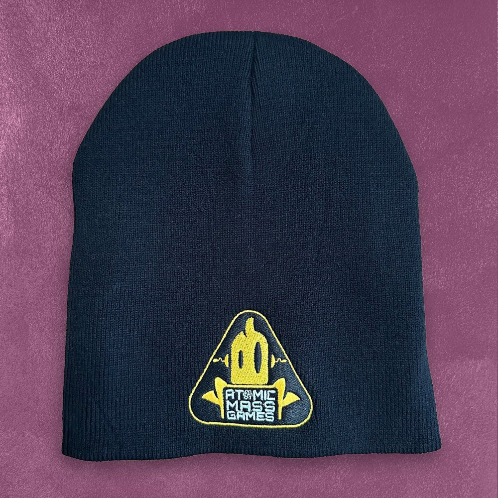 Custom Embroidered Beanies, Personalized Design — full color print example