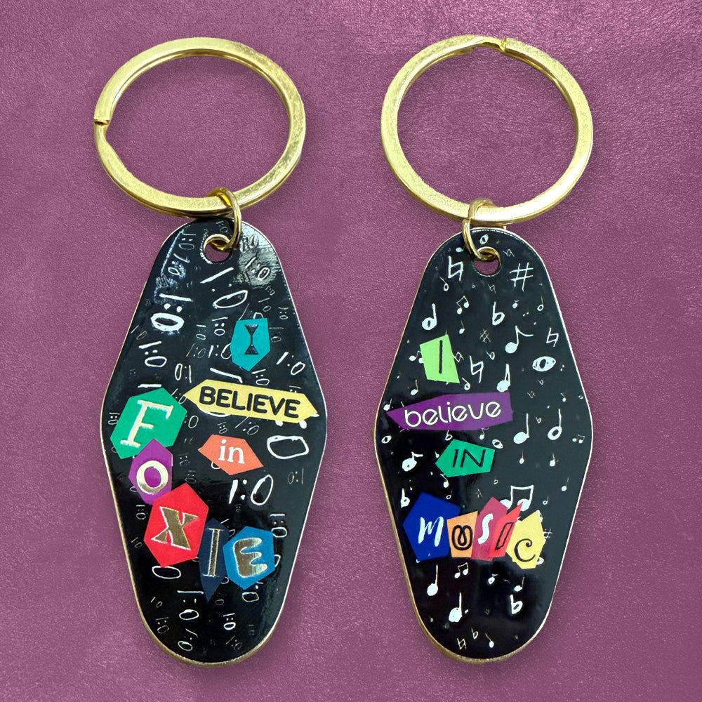 Custom Metal Motel Keychains, UV Printed