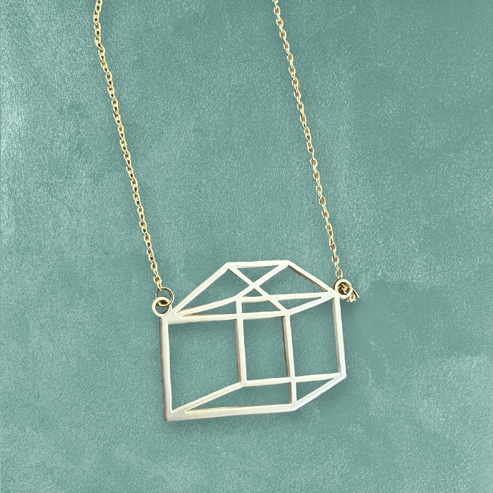 Custom Soft Enamel Necklaces, Gold or Silver Chain — reverse side and backing detail