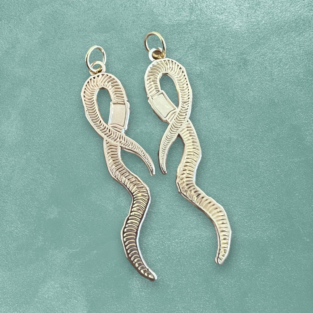 Custom Soft Enamel Earrings, Tactile Texture