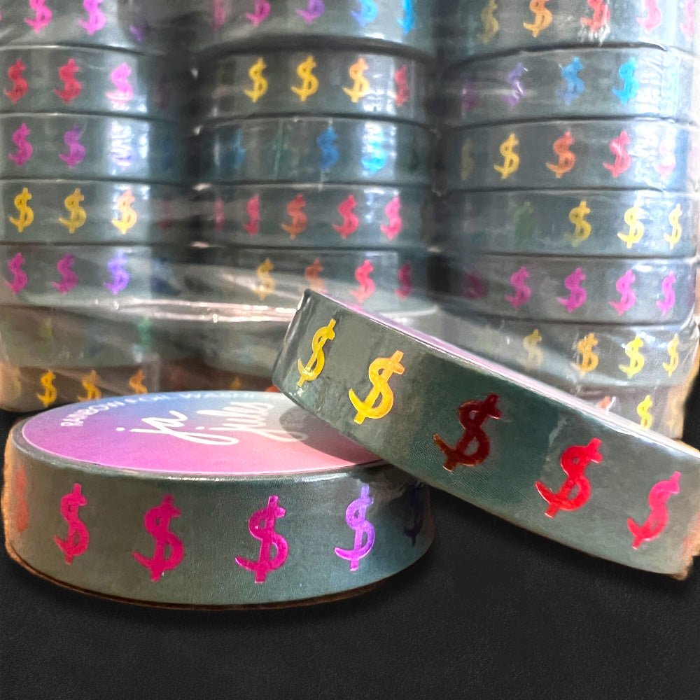 Custom Foil Washi Tape, Metallic Accents — packaging detail