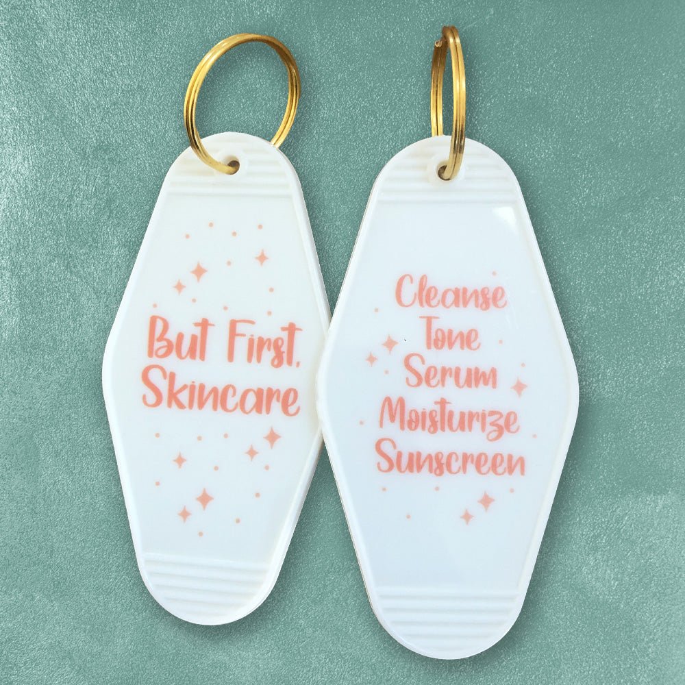 Custom Motel Keychains, UV Printed Full Color — branding and personalization example