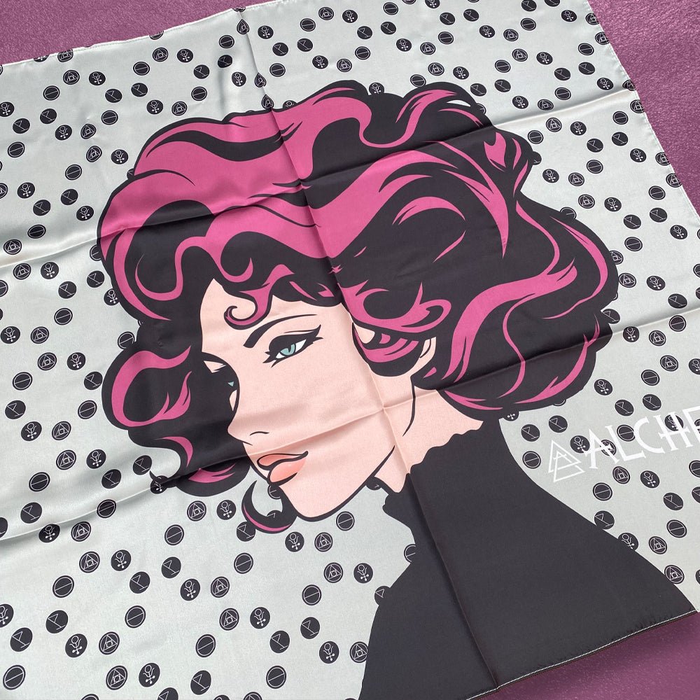 Custom Polyester Satin Scarves, Bandanas & Altar Cloths — production sample