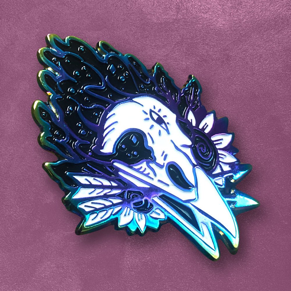 Custom Anodized Rainbow Plated Soft Enamel Pins — production sample