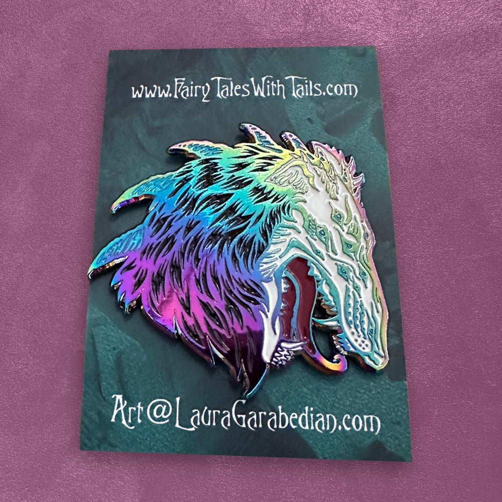 Custom Anodized Rainbow Plated Soft Enamel Pins — scale and sizing reference
