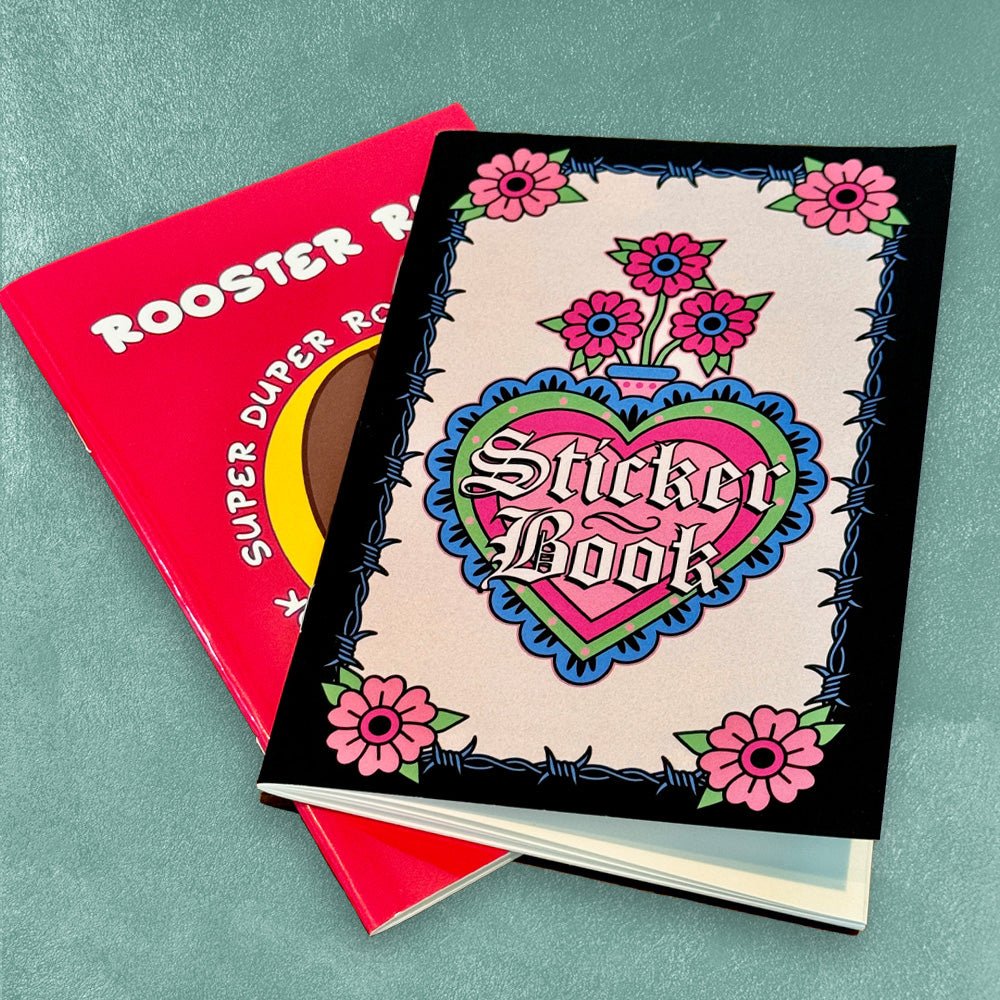 Custom B6 Saddle Stitched Sticker Books
