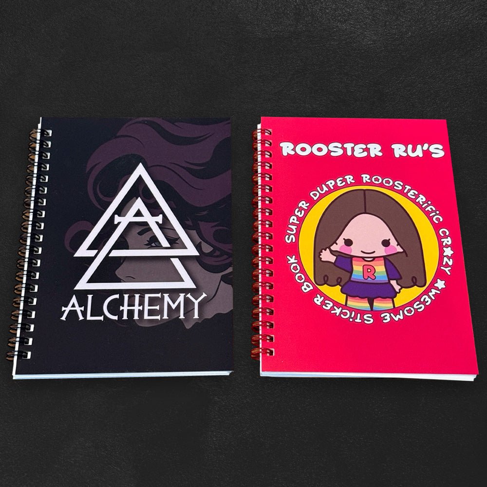 Custom B6 Spiral Bound Sticker Books