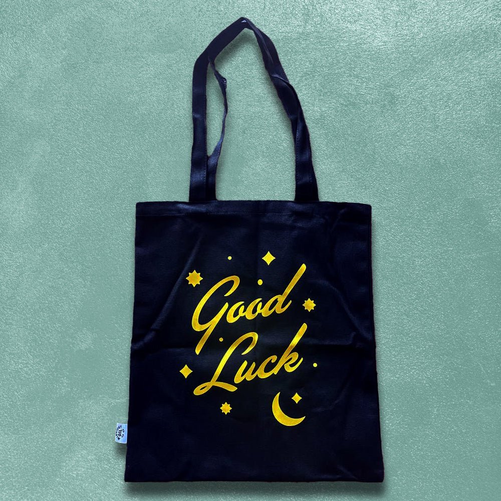 Custom Tote Bags, Screen Printed or DTF — full color print example