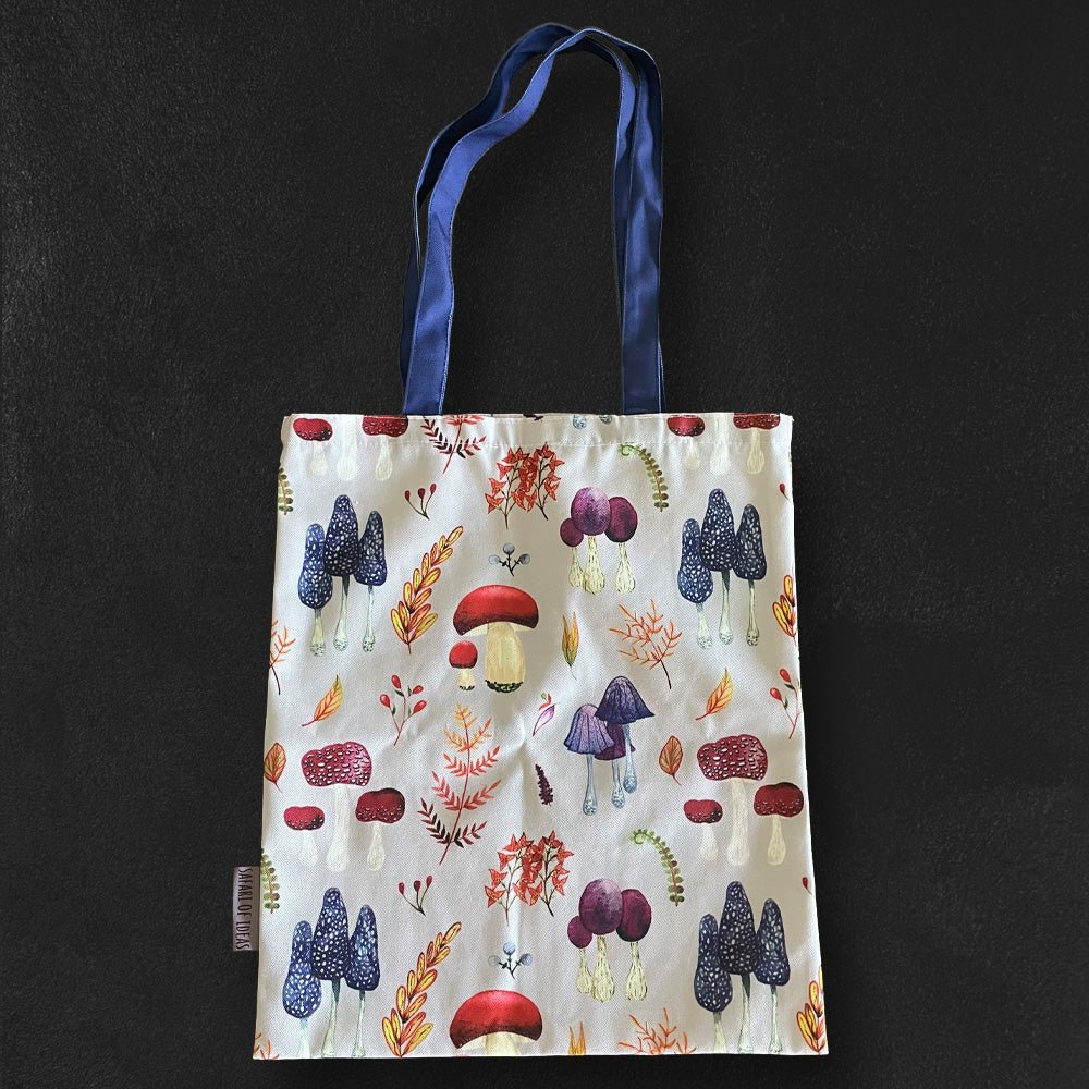 Custom Sublimated Tote Bags, Full-Color All-Over Print — finish and texture detail