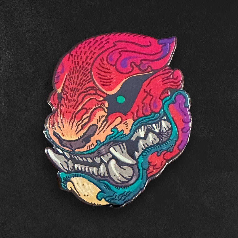 Custom UV Printed Pins, Full Color — variant style example