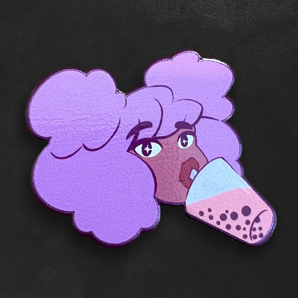 Custom UV Printed Pins, Full Color — color and finish variations