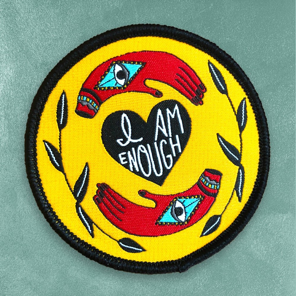 Custom Woven Patches — design layout sample
