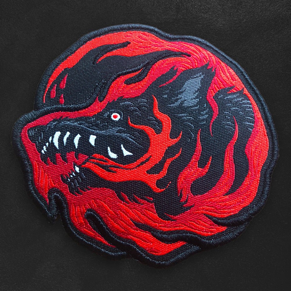Custom Woven Patches — color and finish variations