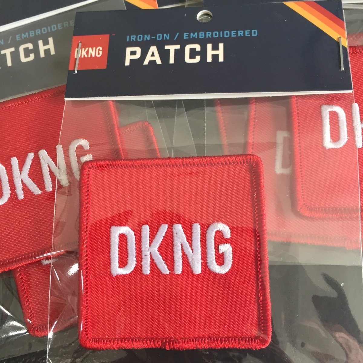 Custom 50% Embroidered Patches, Twill Background — material and construction detail