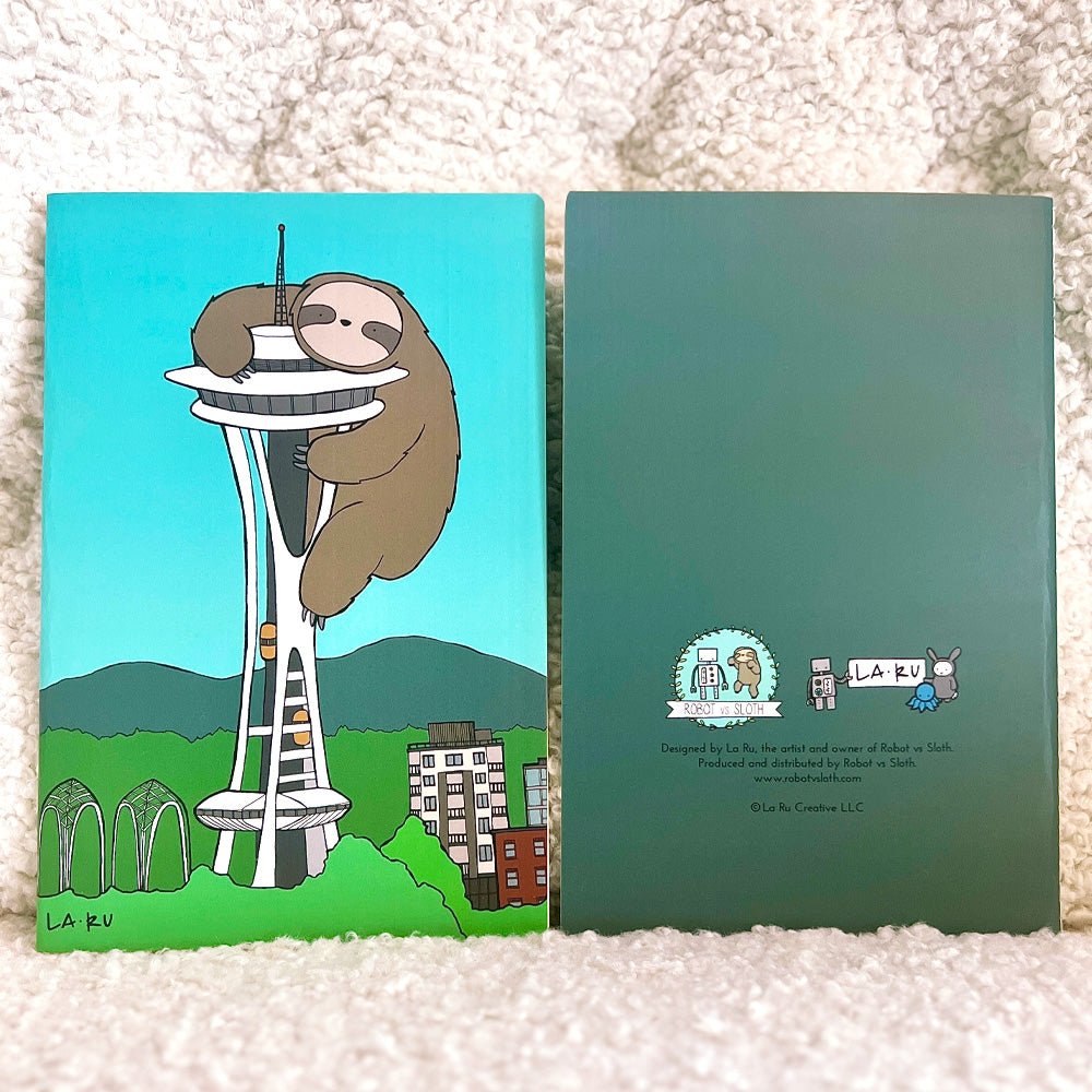 Custom A5 Stitch-Bound Notebooks and Journals — reverse side and backing detail