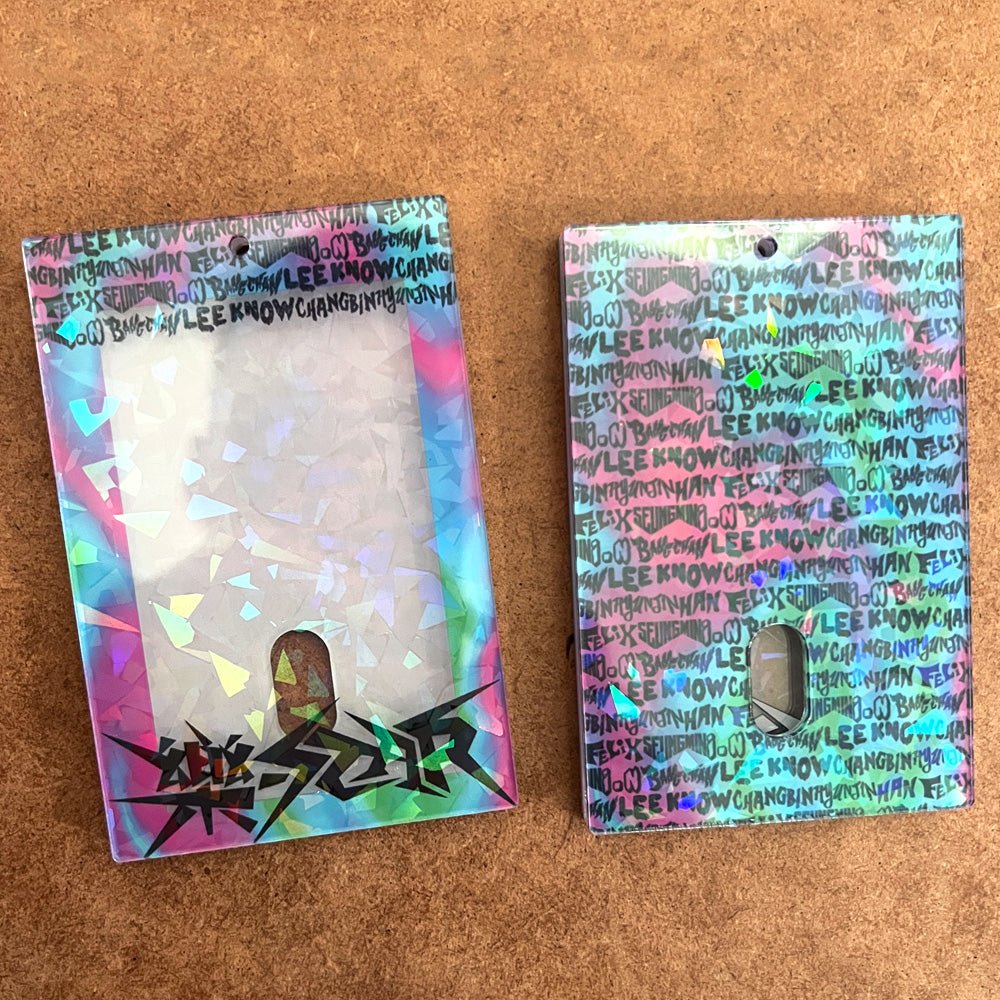 Custom Acrylic Photocard Holders — packaging detail