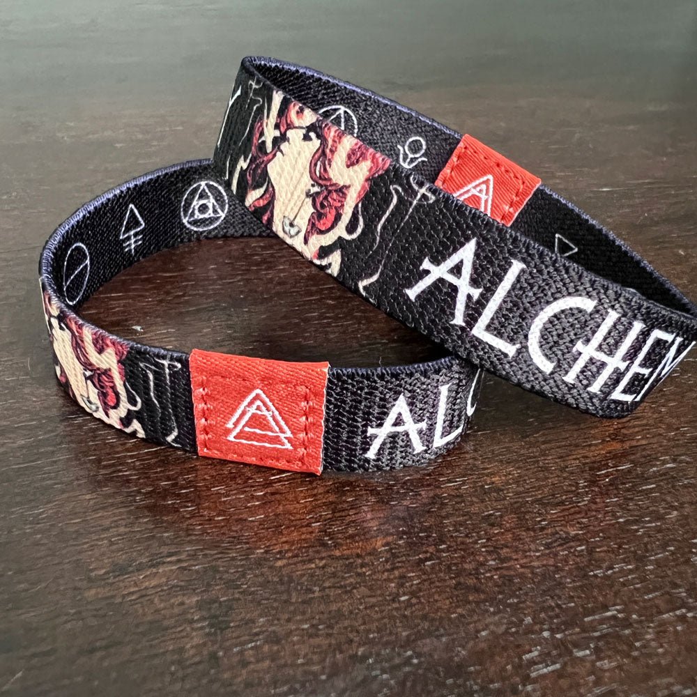 Custom Elastic Wristbands, Sublimated Full Color
