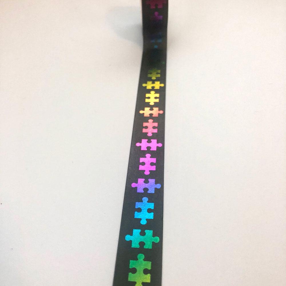 Custom Foil Washi Tape, Metallic Accents — branding and personalization example