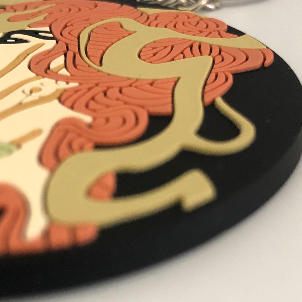 Custom PVC Keychains, 2D and 3D — finish and texture detail