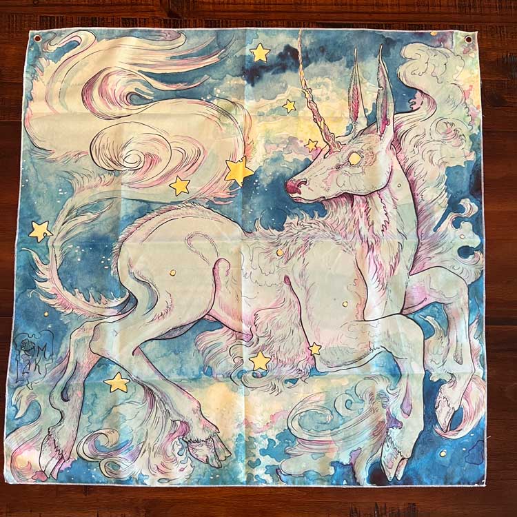 Custom Wall Tapestries, Full-Color Printed Wall Art — finish and texture detail