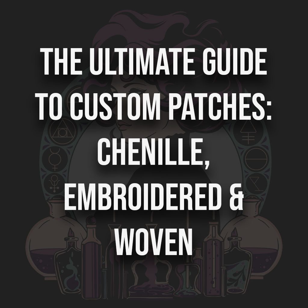 The Ultimate Guide to Custom Patches: Chenille, Embroidered & Woven - Alchemy Merch