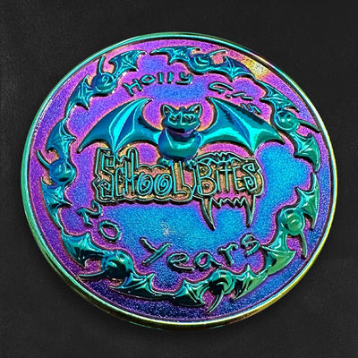 Custom 3D Challenge Coins, Sculpted Relief — close-up detail view