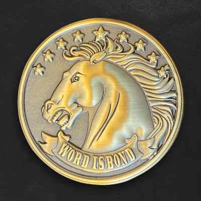 Custom 3D Challenge Coins, Sculpted Relief — packaging detail