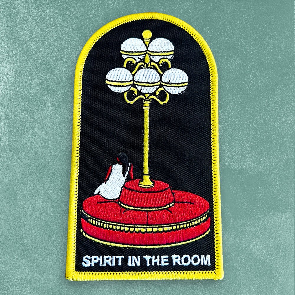 Custom 50% Embroidered Patches, Twill Background — customer order example