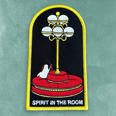 Custom 50% Embroidered Patches, Twill Background — customer order example