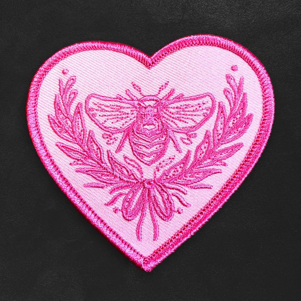 Custom 50% Embroidered Patches, Twill Background — production sample
