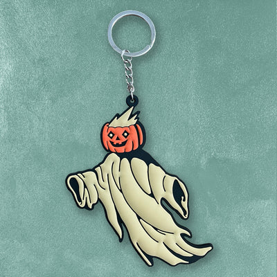 Custom PVC Keychains, 2D and 3D — close-up detail view
