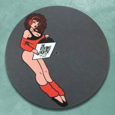 Custom Sublimated Vinyl Record Slip Mats, Full Color — color and finish variations
