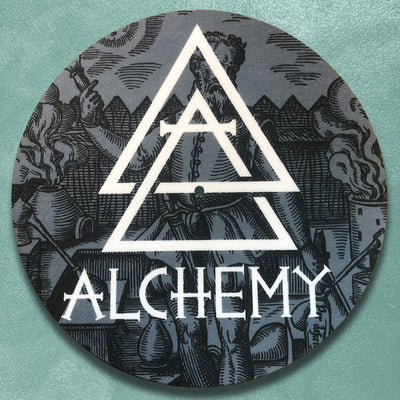 Custom Sublimated Vinyl Record Slip Mats, Full Color — reverse side and backing detail