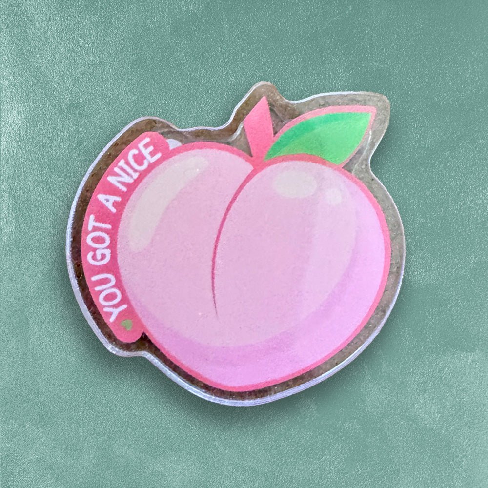 Custom Acrylic Binder Clips, Two-Sided Print — design layout sample