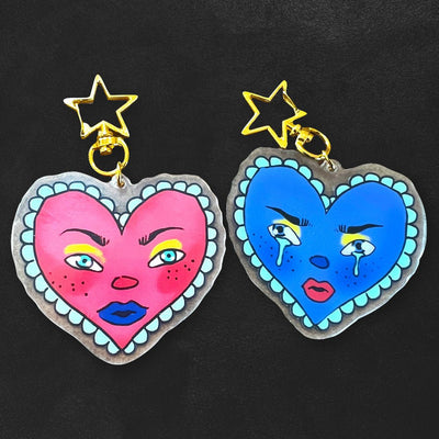 Custom Acrylic Charms, Two-Sided Print — full color print example