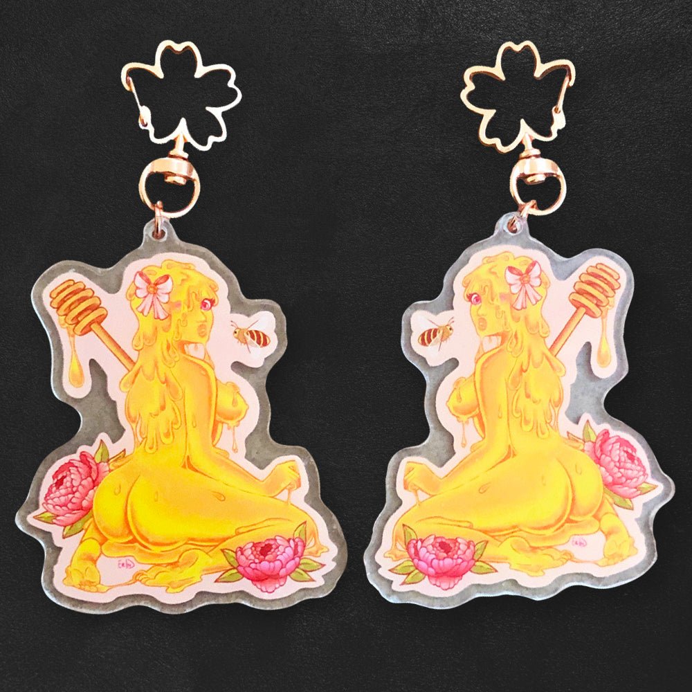 Custom Acrylic Charms, Two-Sided Print — mounting and display reference