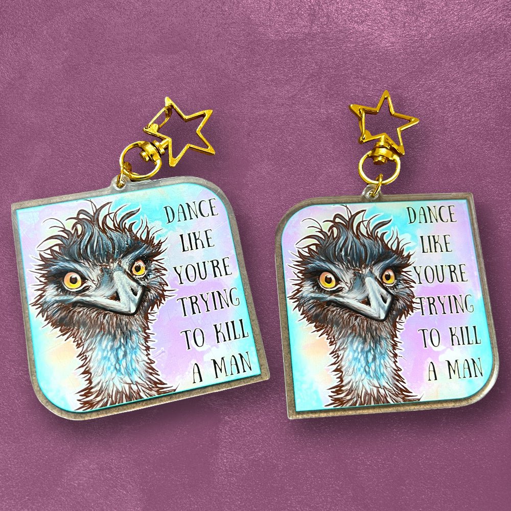 Custom Acrylic Charms, Two-Sided Print — variant style example