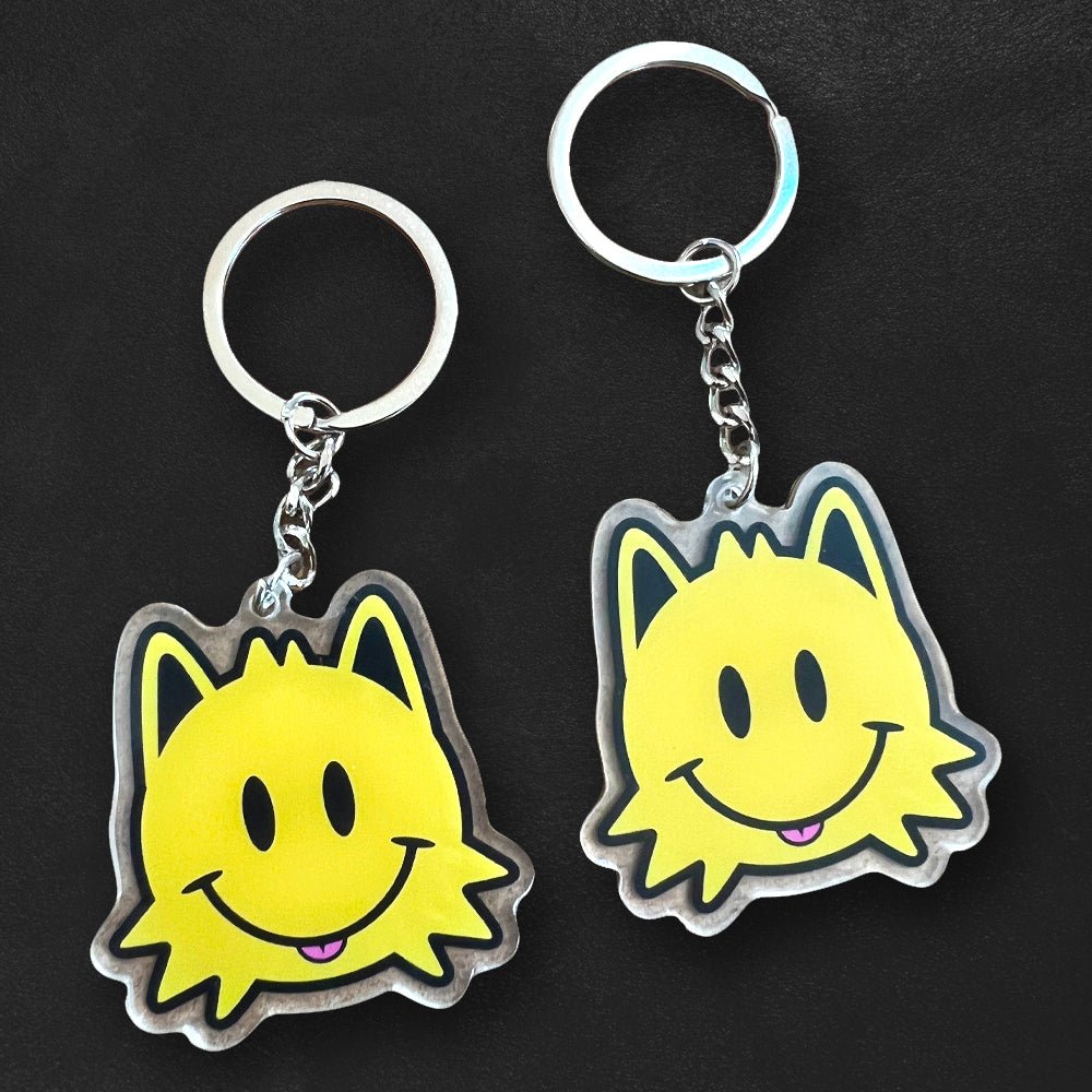 Custom Acrylic Charms, Two-Sided Print — material and construction detail