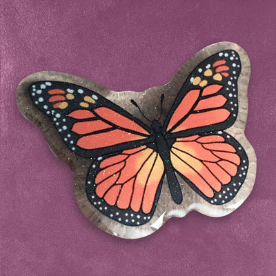 Custom Acrylic Pins, Full Color, Lightweight — color and finish variations