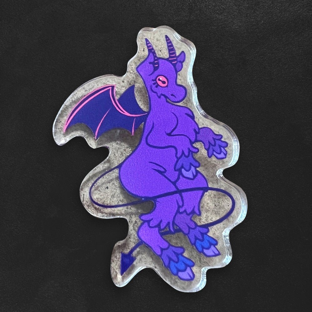 Custom Acrylic Pins, Full Color, Lightweight — mounting and display reference
