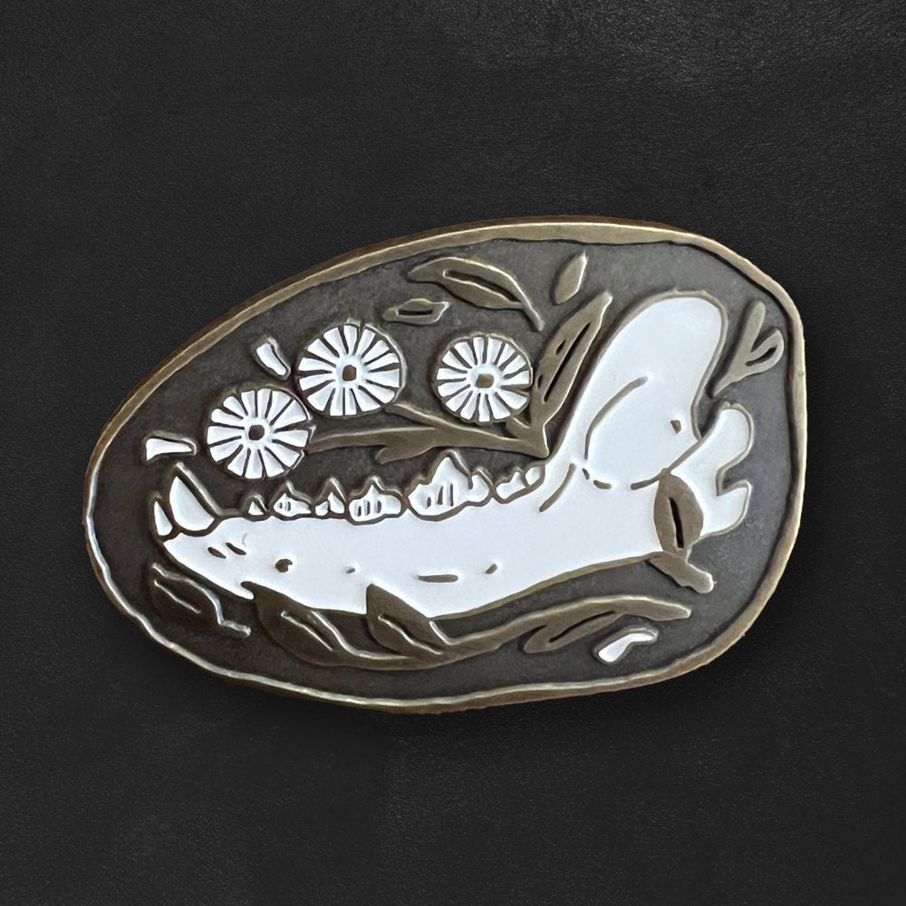 Custom Antique Sandblasted Pins, Vintage Finish — variant style example