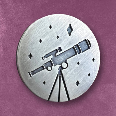 Custom Antique Sandblasted Pins, Vintage Finish — design layout sample